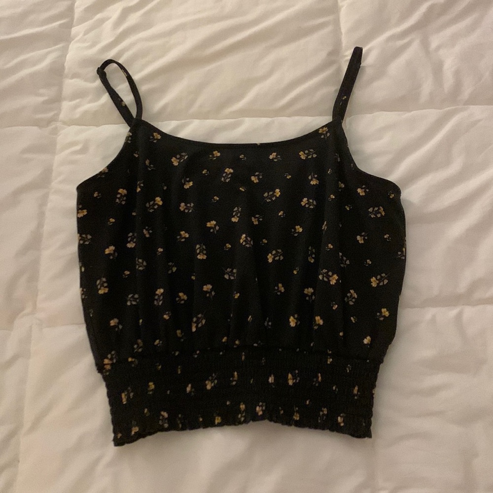Cinched Waist Floral Cami